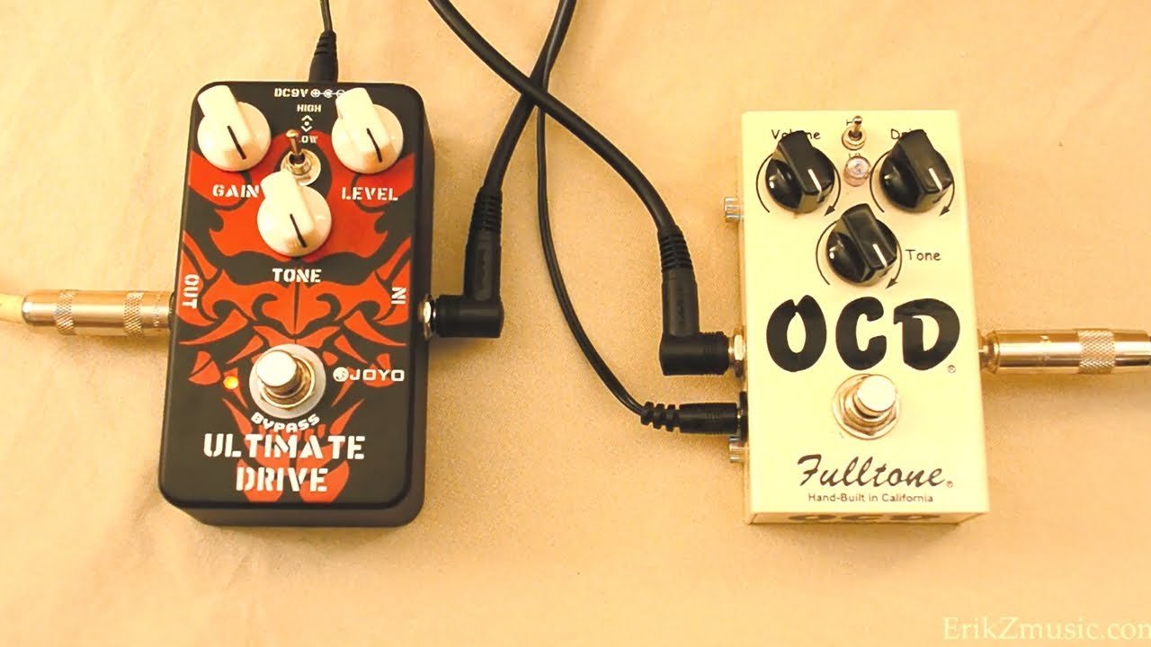 Video - Fulltone OCD vs Joyo Ultimate Drive Distortion Comparison ...